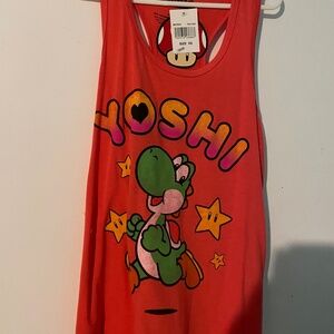 Super Mario Yoshi Tank Top (Size XS) NEW with tags